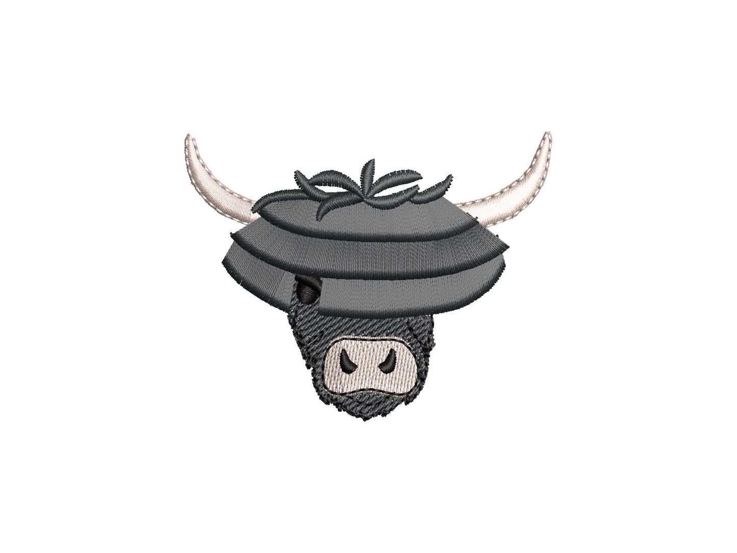 Mini Fringed Highland Cow