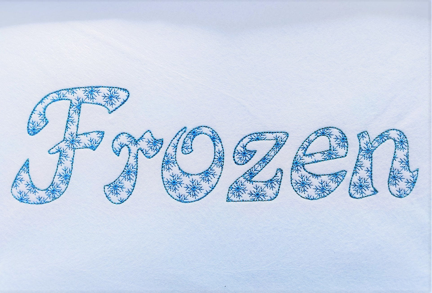 Frozen Snowflake Font