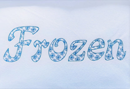 Frozen Snowflake Font
