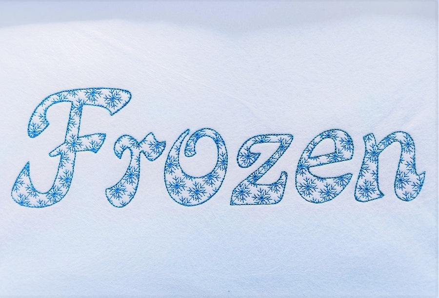 Frozen Snowflake Font