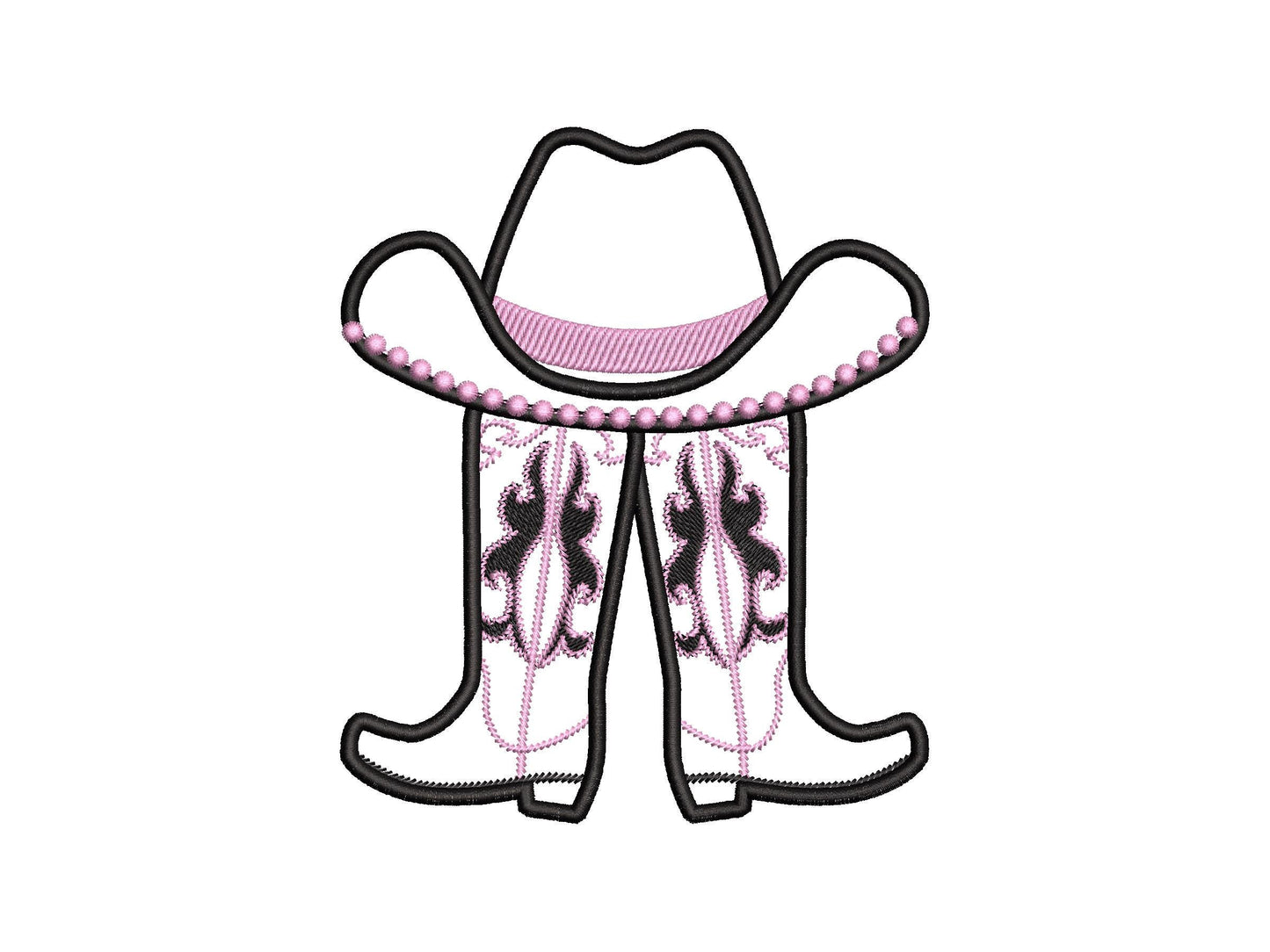 Cowgirl Cowboy Boots And Hat