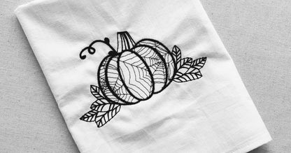 Halloween Spiderweb Pumpkin Outline