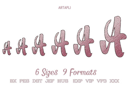 Iridescent 2-Color Ombre Fradient Handwritten Script Font