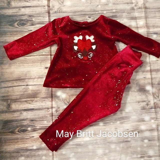 Little Reindeer Bow Applique