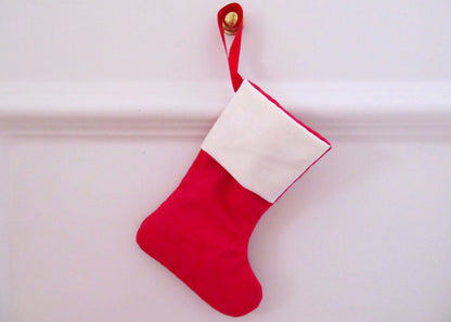 Quilted Christmas Stocking with Cuff ITH