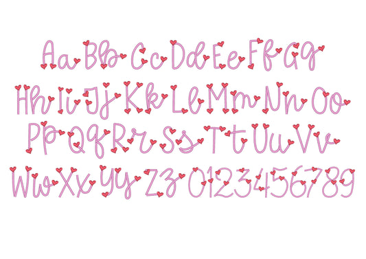 Tiny Heart Satin Font