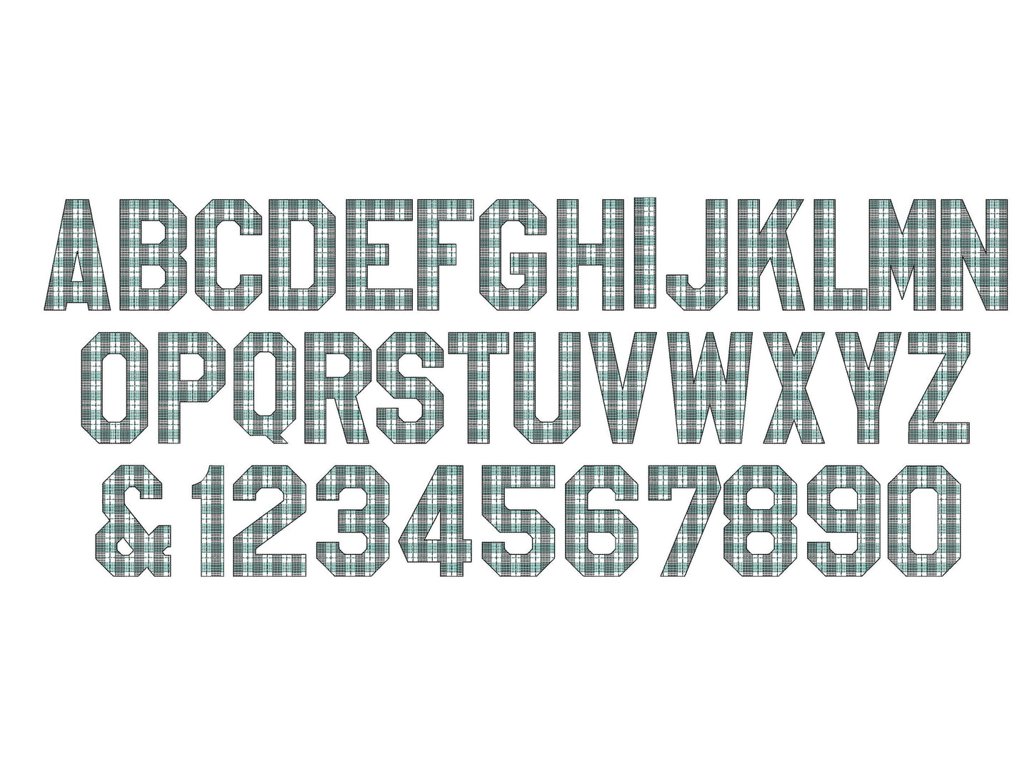 Classic Gingham Sport Font