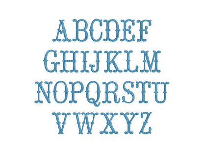 Fishtail Floral And Plain Font Set