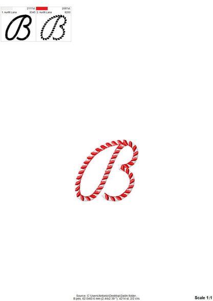 Classy Candy Cane Handwritten Font