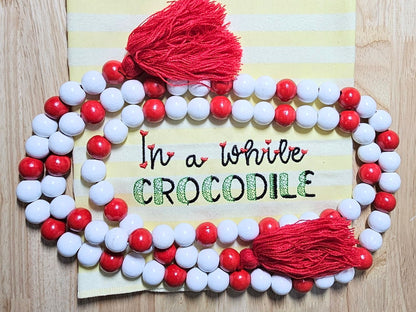 Split Font Crocodile Alligator print and fill stitch Duo font 2 colors
