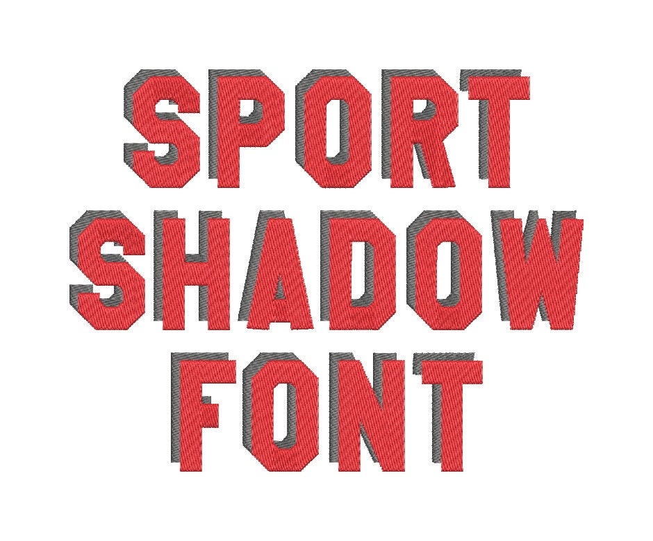 Varsity Collegiate Block Type Shadow Font