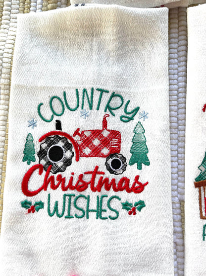 Country Christmas Wishes Saying