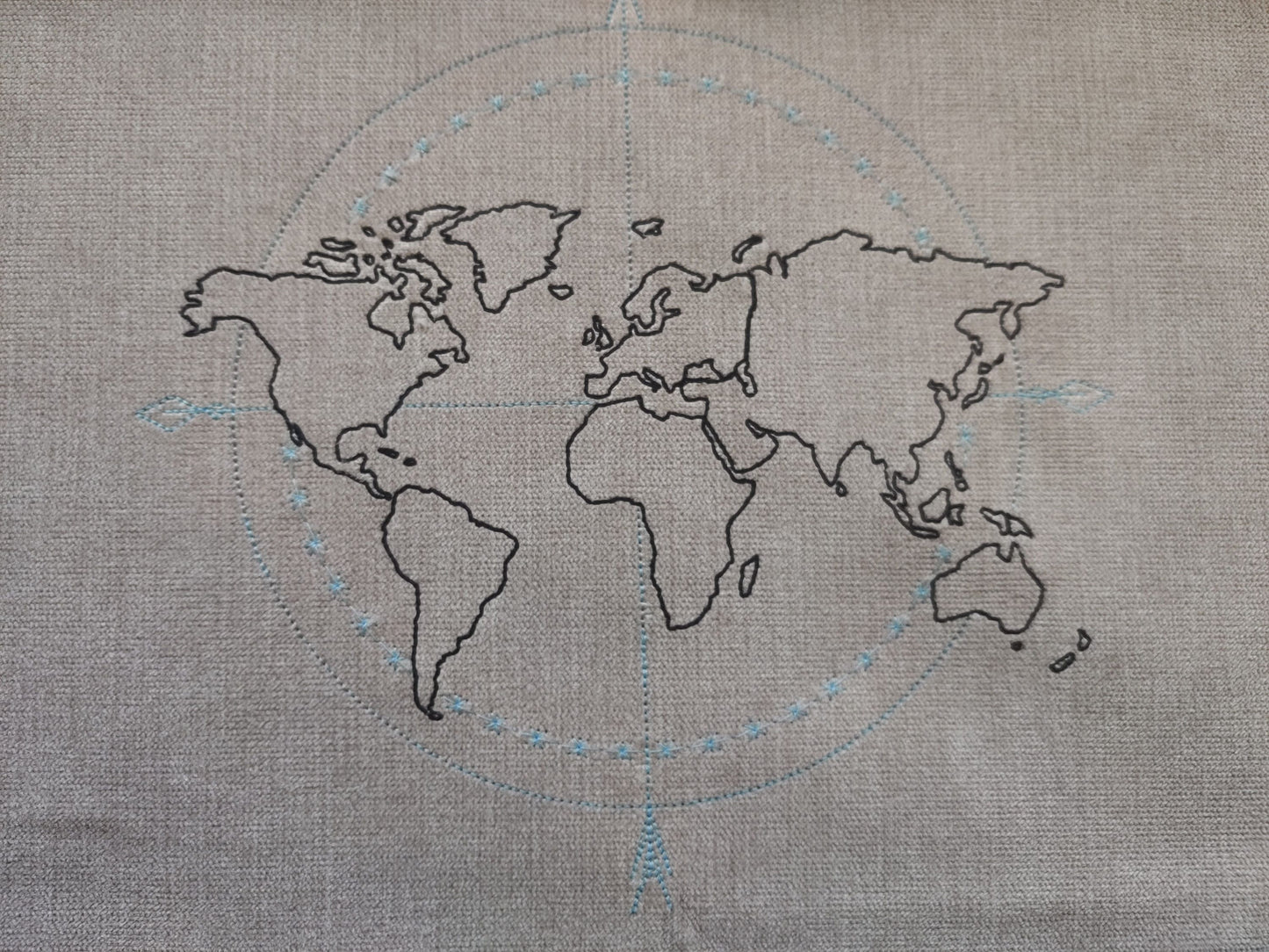 Compass Wanderlust World Map Globe