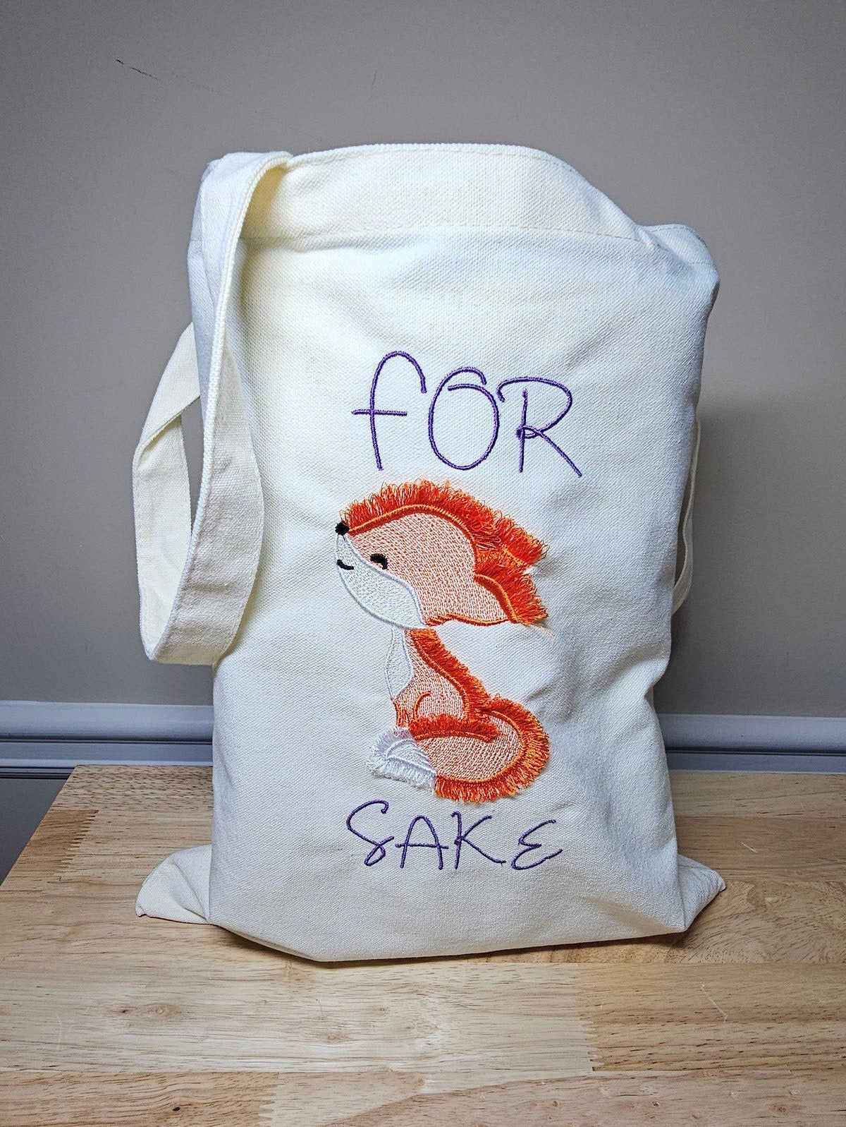 Pretty Fringed Fox Set of 2