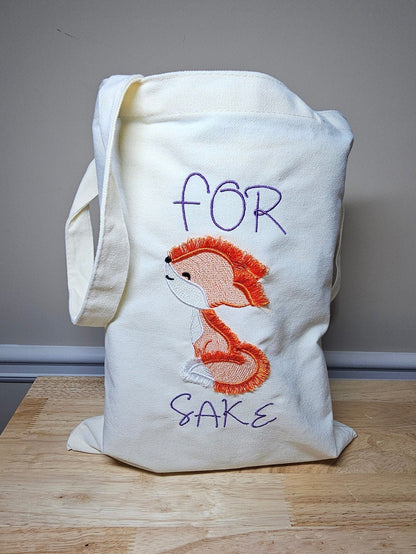 Pretty Fringed Fox Set of 2