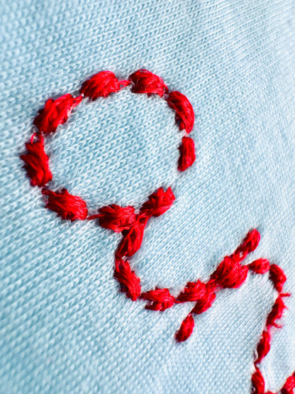 Hand stitch effect Handwritten Font