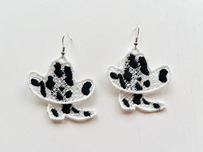 Cowboy Cowgirl Boots and Hat Earrings
