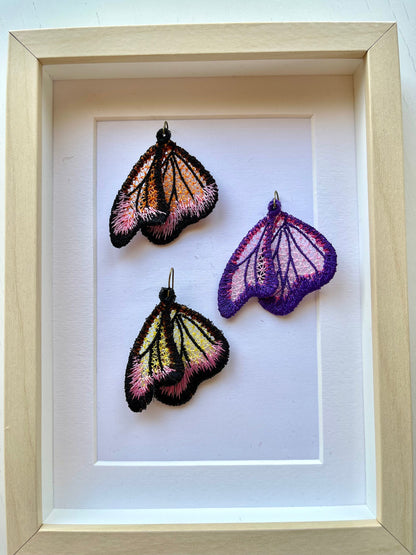 Butterfly Wings Lace Earrings