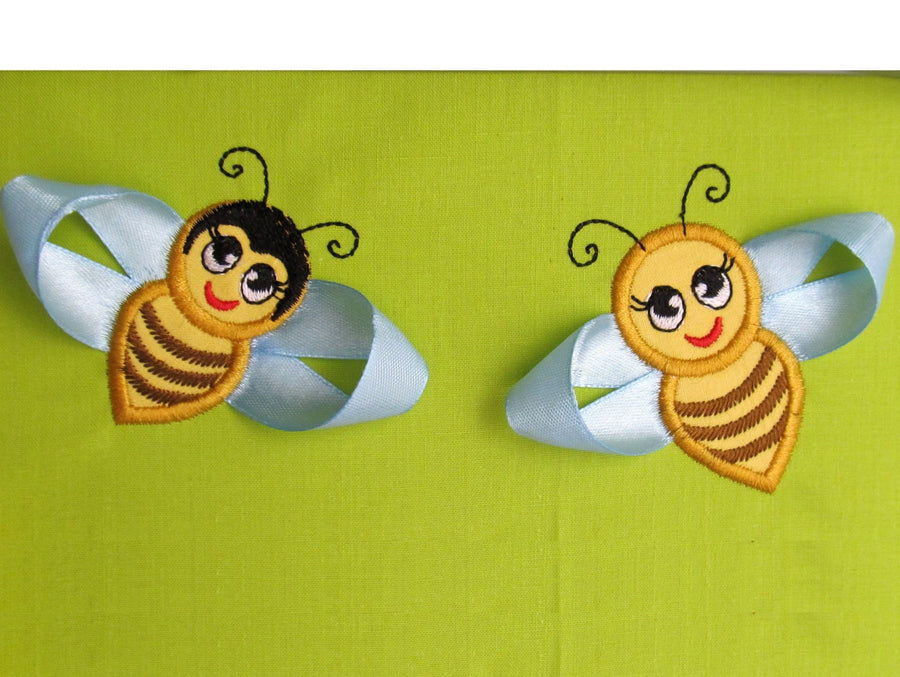Busy Bee Applique Set of 2