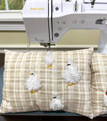 Fringed Silkie Chicken