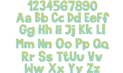 Iridescent Ombre Font Oliver