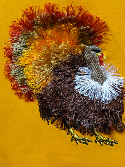 Fringed Thanksgiving Turkey Bird