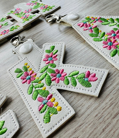 Floral Mini Flower Keychain