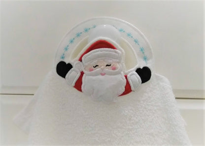 Santa Claus Towel Hanging Hole Topper