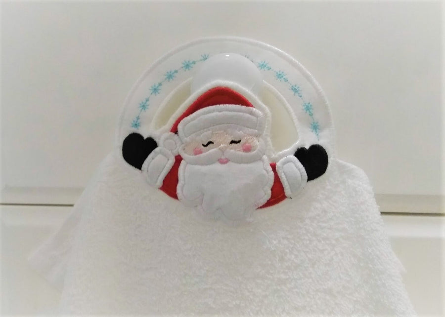 Santa Claus Towel Hanging Hole Topper