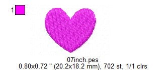 Mini Heart Monogram Accent