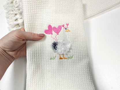 Fringed Valentine Goose