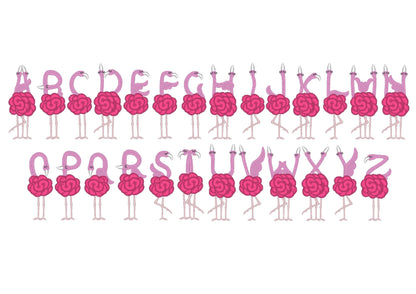 Fringed Flamingo Font
