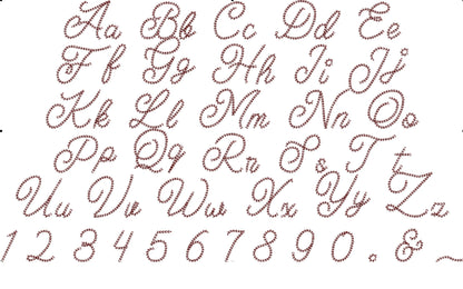 Quick Light Chain Stitch Script Handwritten Mini Font