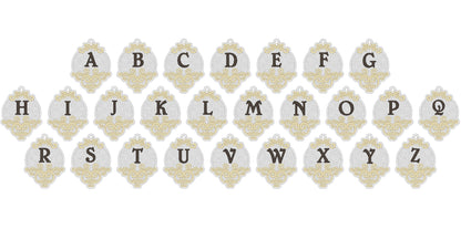 Christmas Ornament Monogram and Unique Hanger