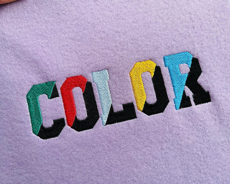 Varsity Collegiate Diagonal Split Fill Stitch Font