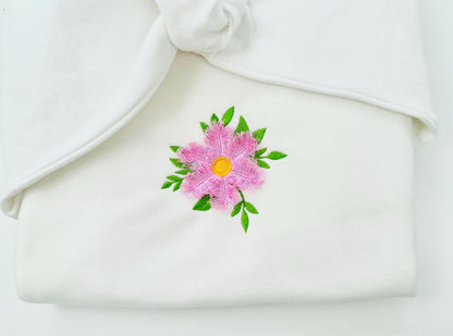 Fringed Big Flower Fluffy Fringe floral Daisy bouquet machine