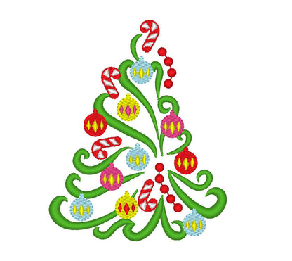 Christmas Tree with Candy