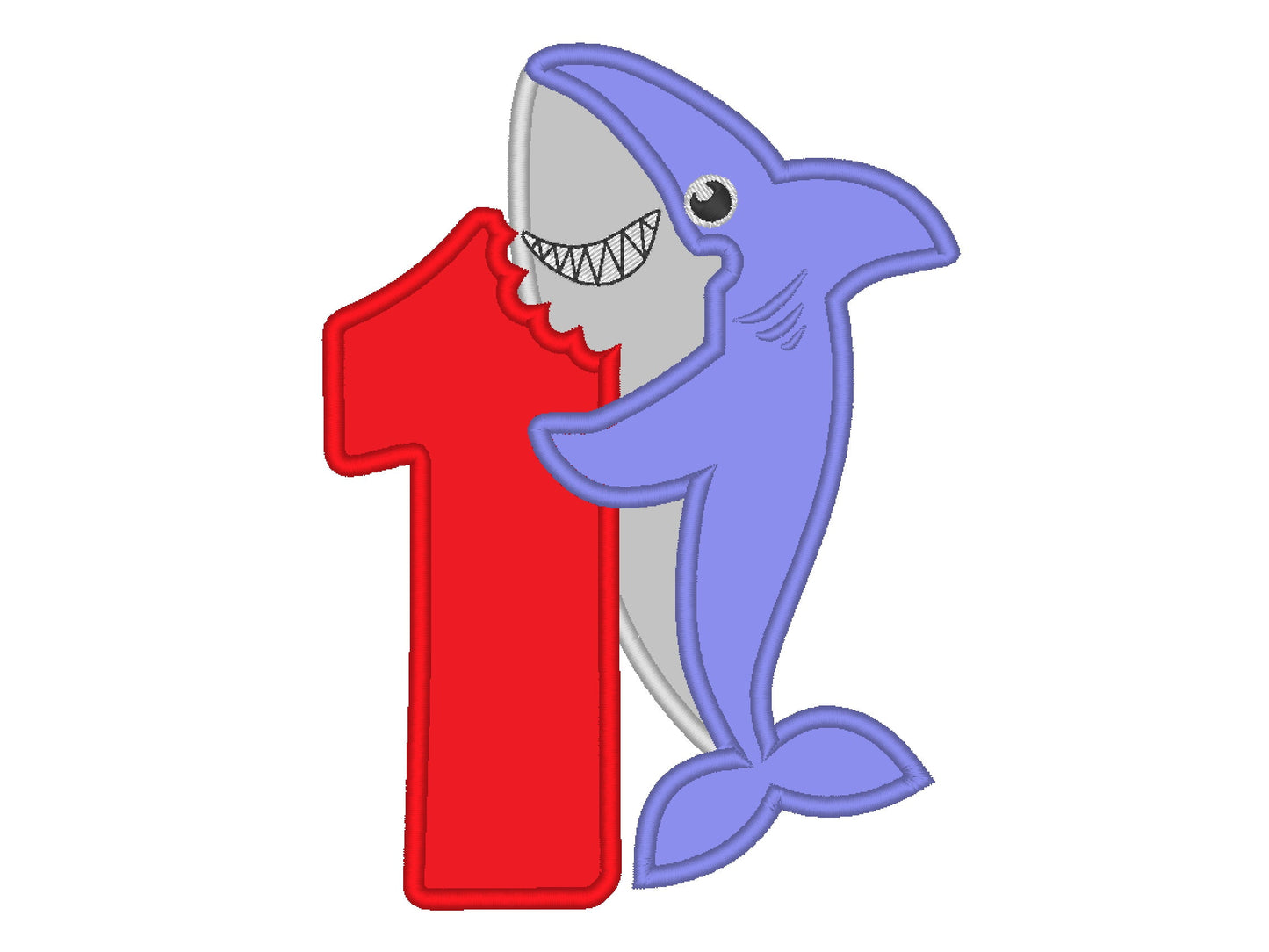 Baby Shark Birthday Number 1 One