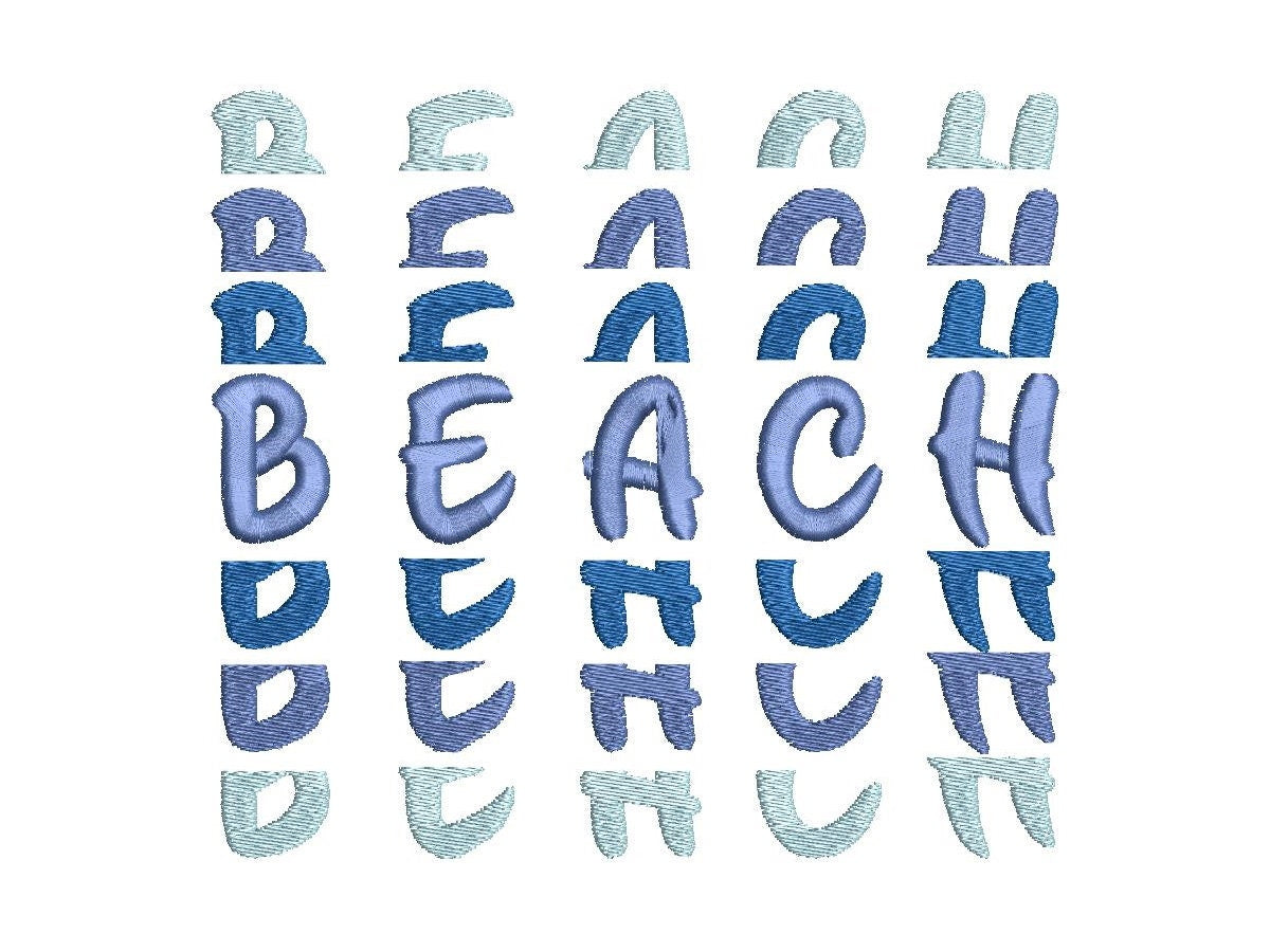 Awesome Summer Stacked Font