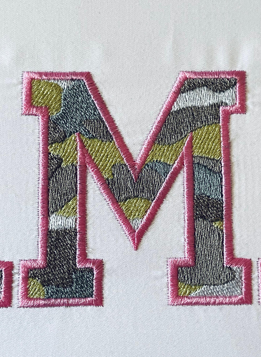 Varsity Camouflage Camo Font
