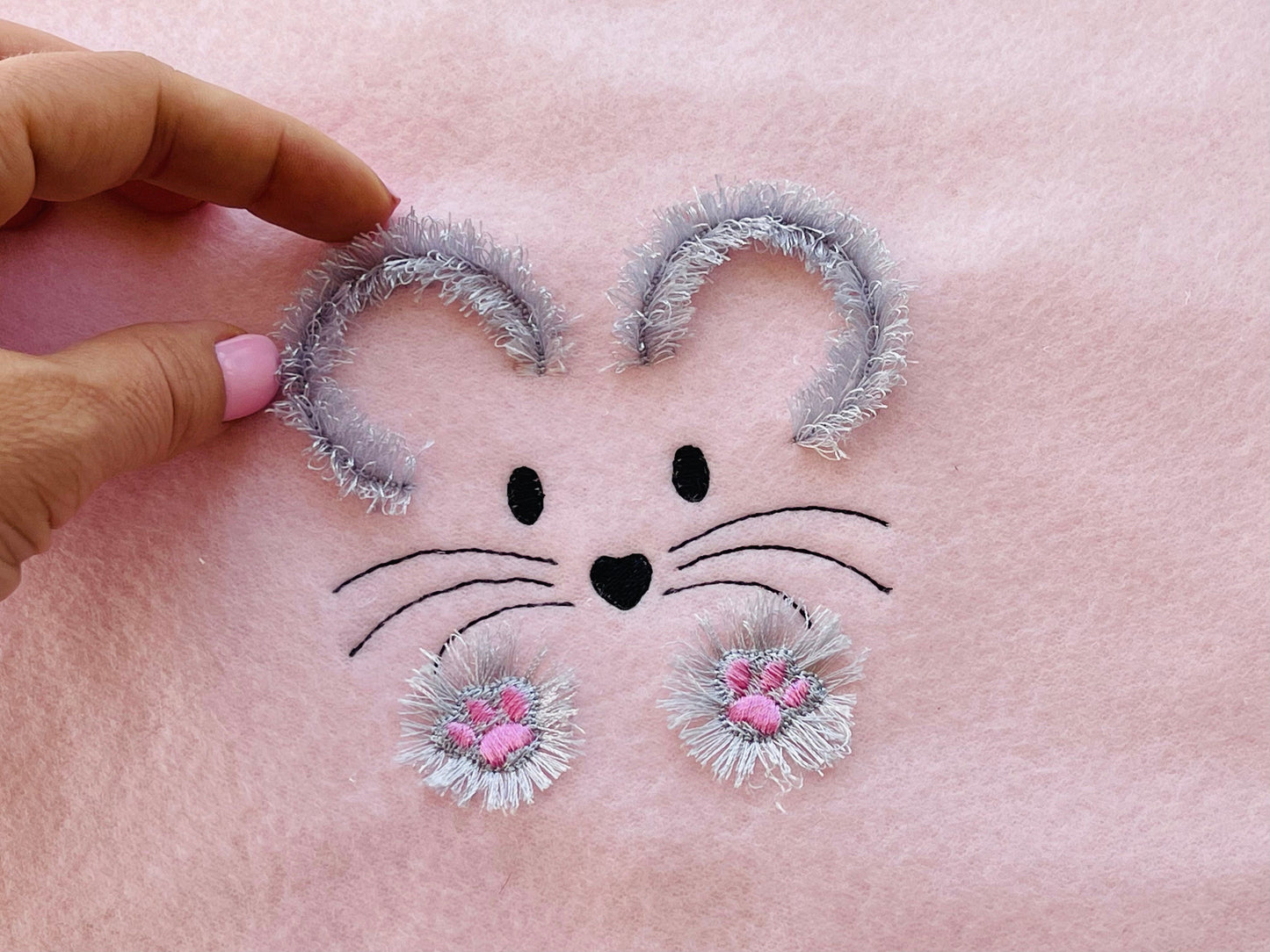 Peeking Fringed Mouse