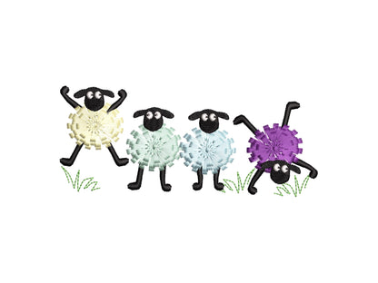 Fringed Funny Sheep Lamb 4