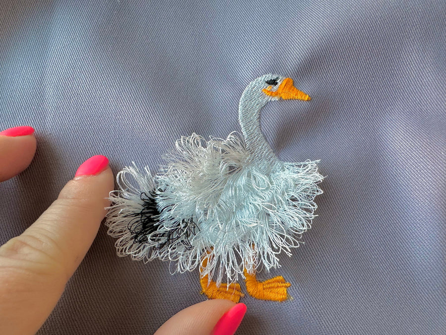 Fringed Goose Farm Bird