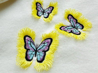 Mini Butterfly Fringed Fluffy Wings