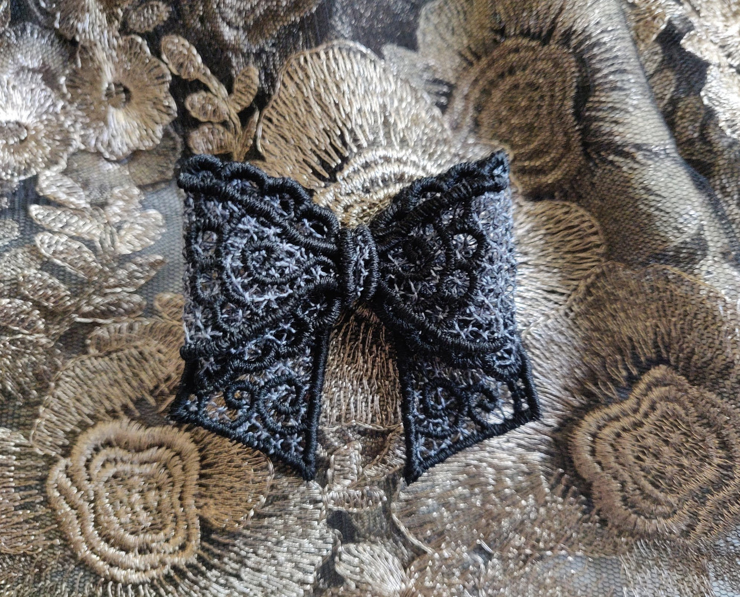 Girly Lace Bow 3D Dimensional FSL