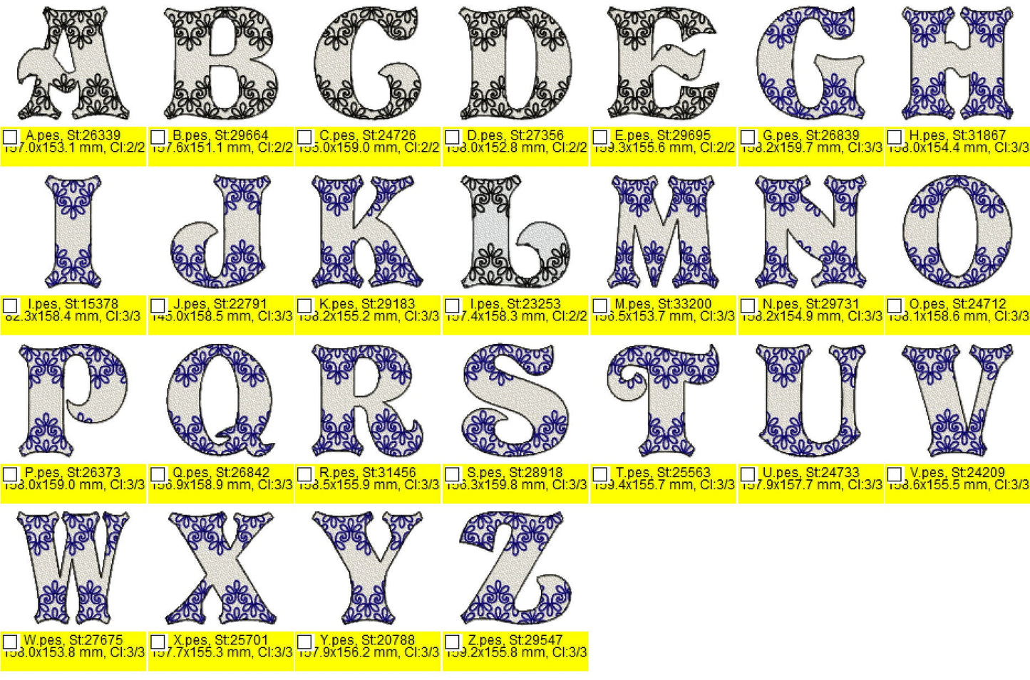 Mr and Mrs Lace Monogram