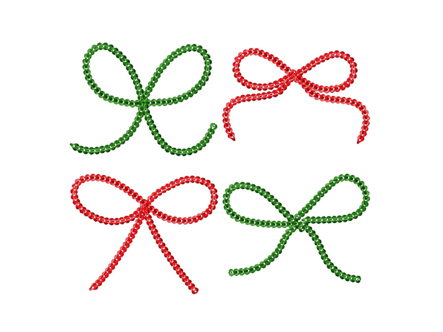 Chain Stitch Bow Set