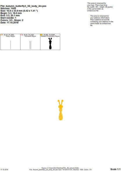 Butterfly Fall Leaf FSL