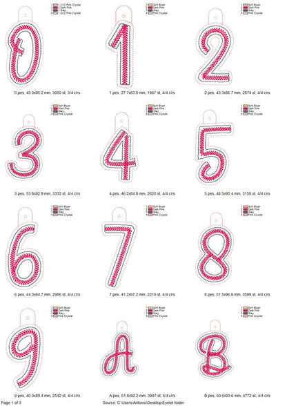 Baseball Stitch Sports Monogram Keychain