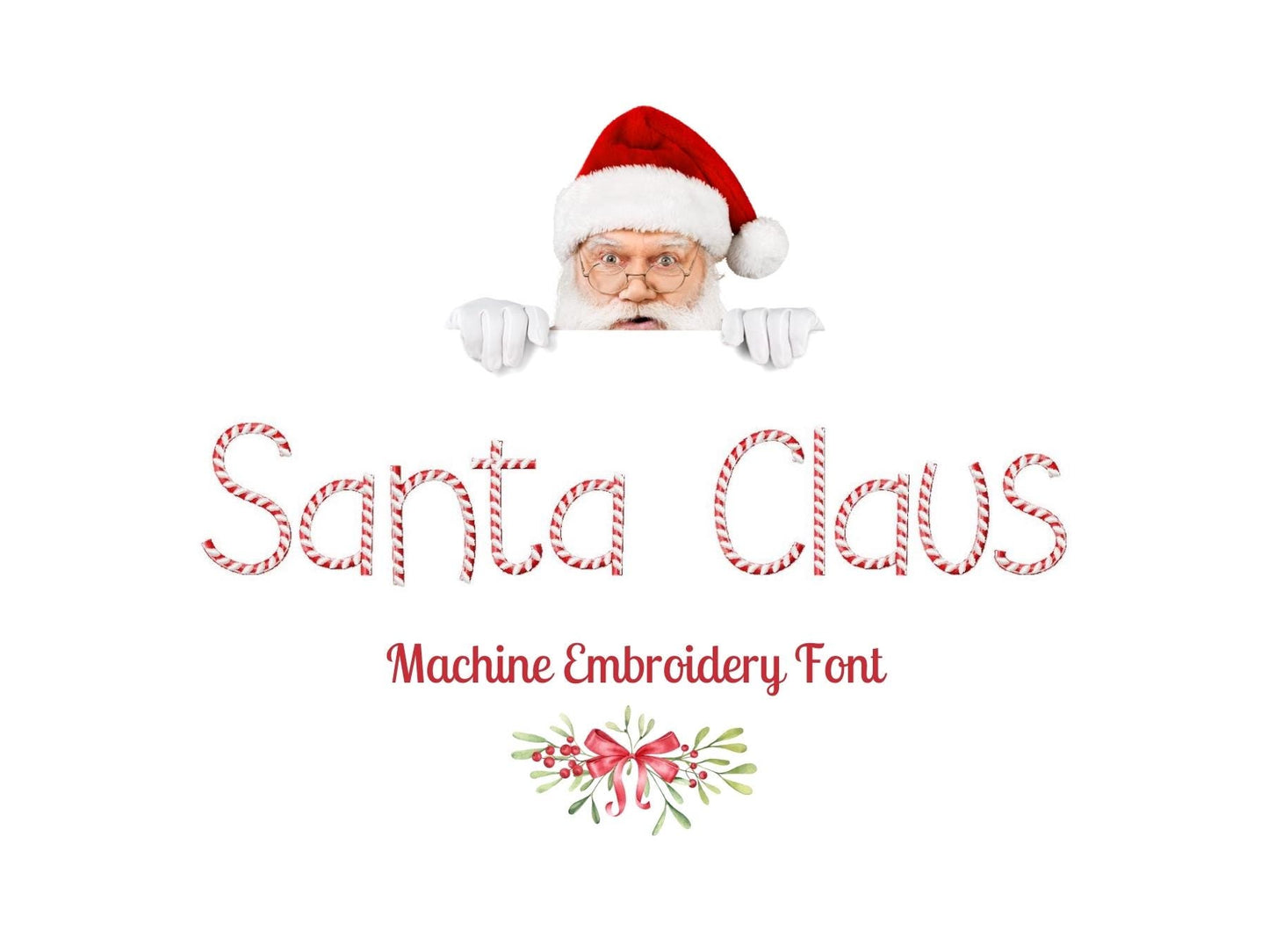 Candy Cane Christmas Font